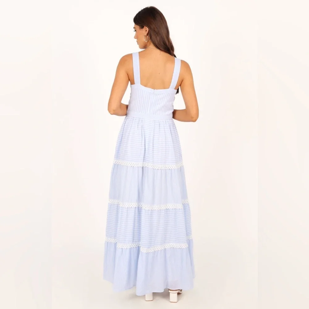 Petal & pup striped maxi dress nwot - Picture 3 of 4